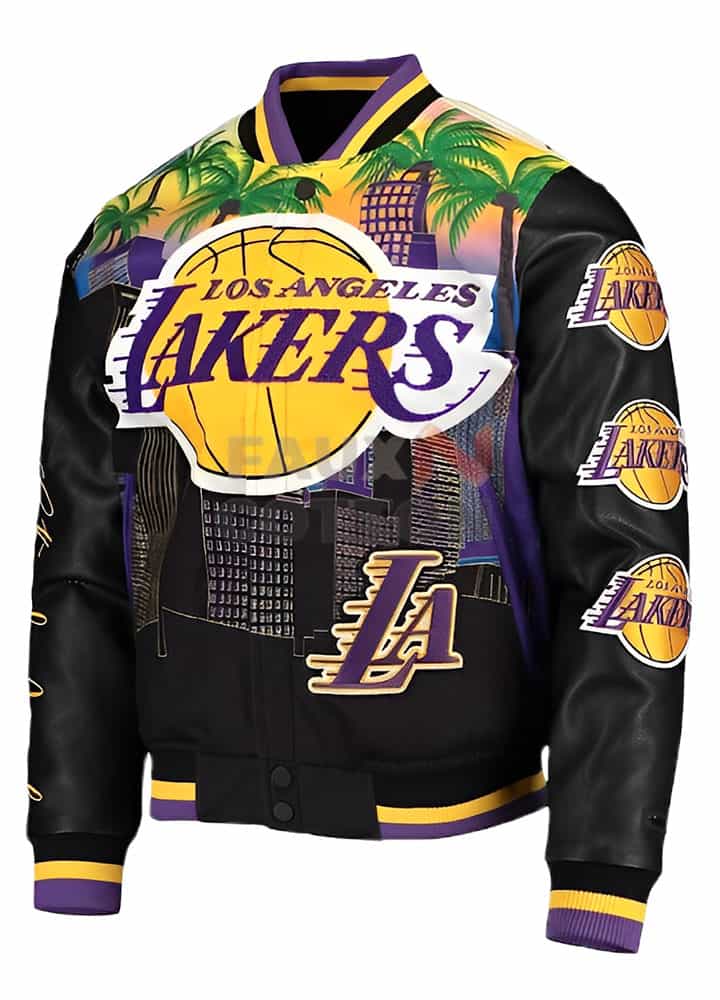 Los Angeles Lakers Pro Standard Remix Varsity Jacket